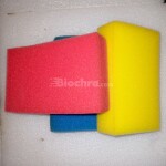اسفنج spong اللون أصفر و أحمر و أزرق